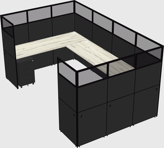 Cabine en u