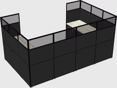 Cabine en u