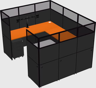 Cabine en u