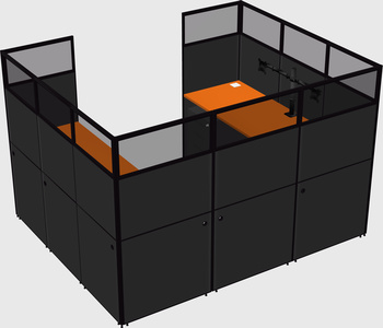 Cabine en u