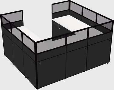 Cabine en u