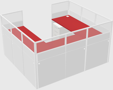 Cabine en u