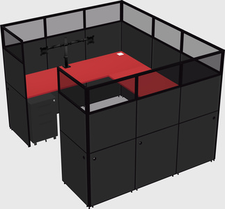 Cabine en u