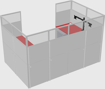 Cabine en u