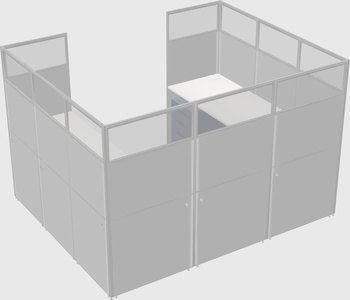 Cabine en u