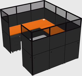 Cabine en u