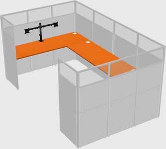 Cabine en u
