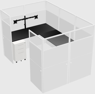 Cabine en u