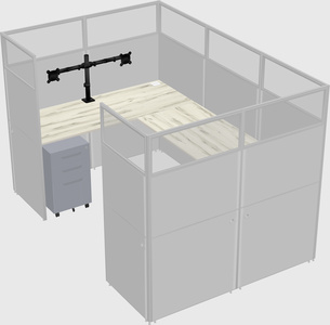 Cabine en u