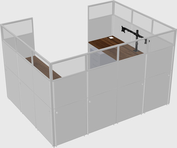Cabine en u