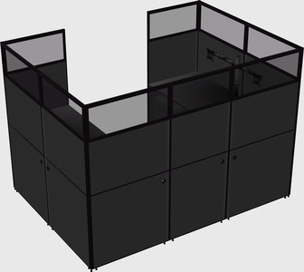 Cabine en u