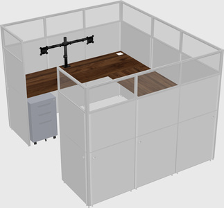Cabine en u
