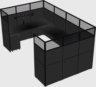 Cabine en u