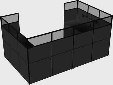 Cabine en u