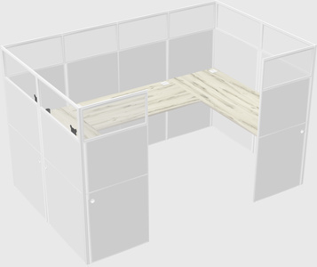Cabine en u