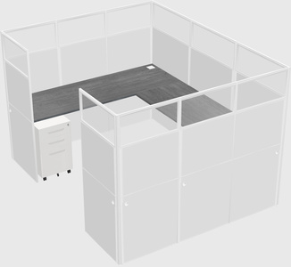Cabine en u