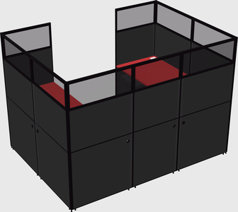 Cabine en u