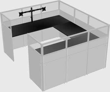 Cabine en u