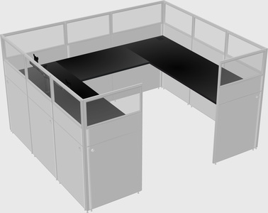 Cabine en u