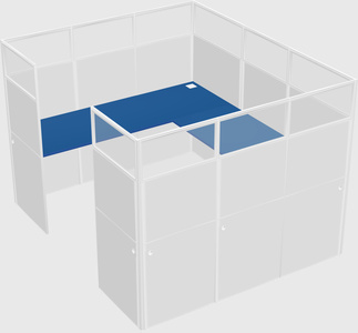 Cabine en u