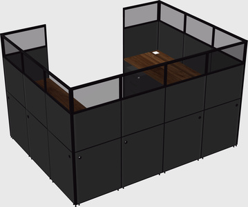 Cabine en u