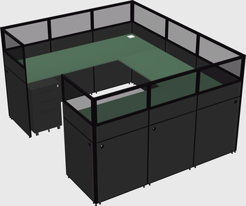 Cabine en u