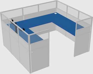Cabine en u