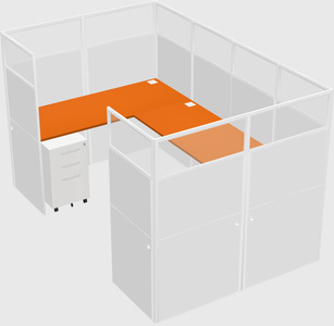 Cabine en u