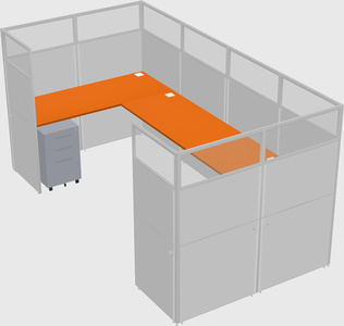 Cabine en u