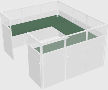 Cabine en u