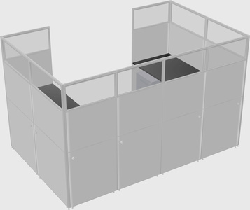 Cabine en u