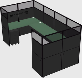 Cabine en u