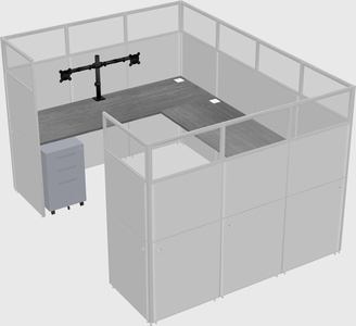 Cabine en u
