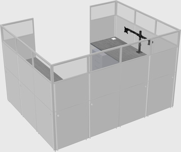 Cabine en u
