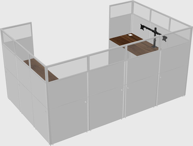 Cabine en u