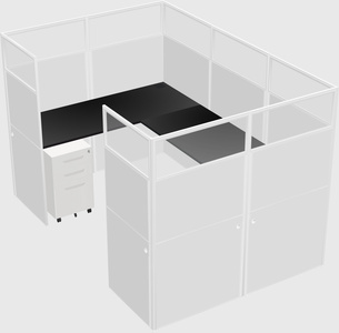 Cabine en u