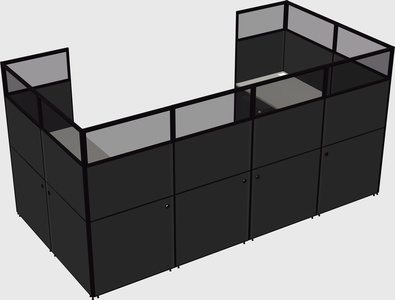 Cabine en u