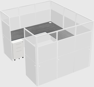 Cabine en u