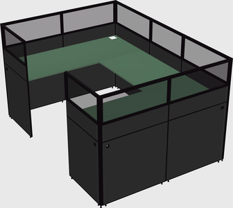 Cabine en u