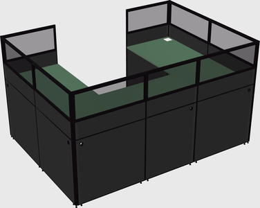 Cabine en u