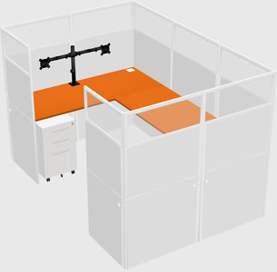 Cabine en u