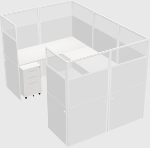 Cabine en u