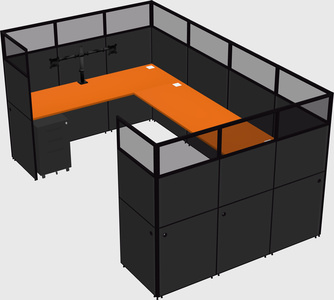 Cabine en u