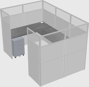 Cabine en u