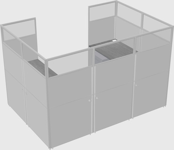 Cabine en u
