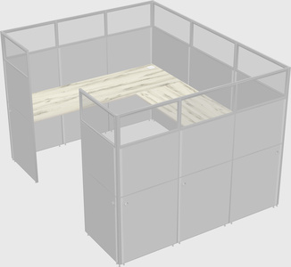 Cabine en u