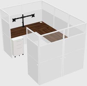 Cabine en u