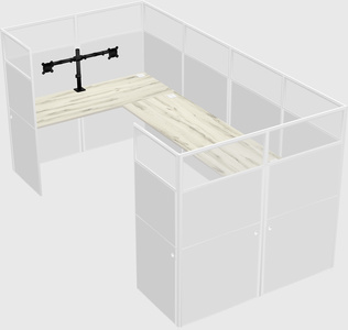 Cabine en u