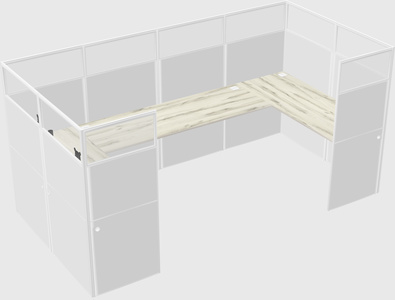 Cabine en u