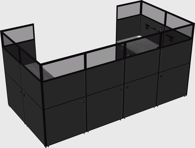 Cabine en u